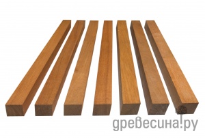 Брусок деревянный Падук Африканский 40x40x620